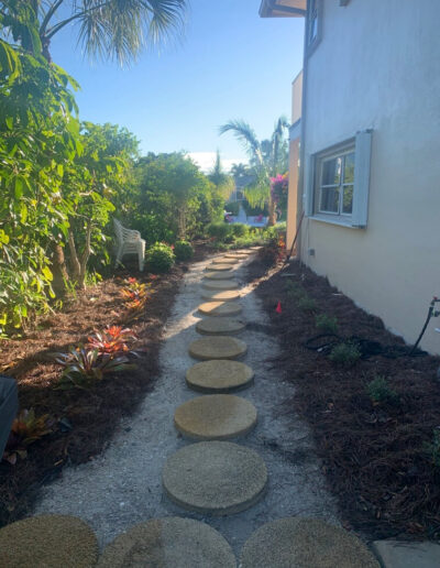 Landscaping stepping stones