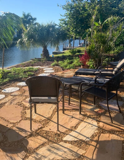 Landscaping patio